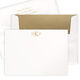 Luxury Monogram Flat Note Card Collection - Raised Ink Image 4 of 4